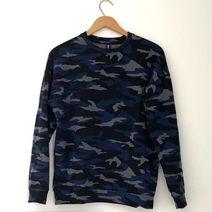 Athleta Studio to Street Camo Sweatshirt